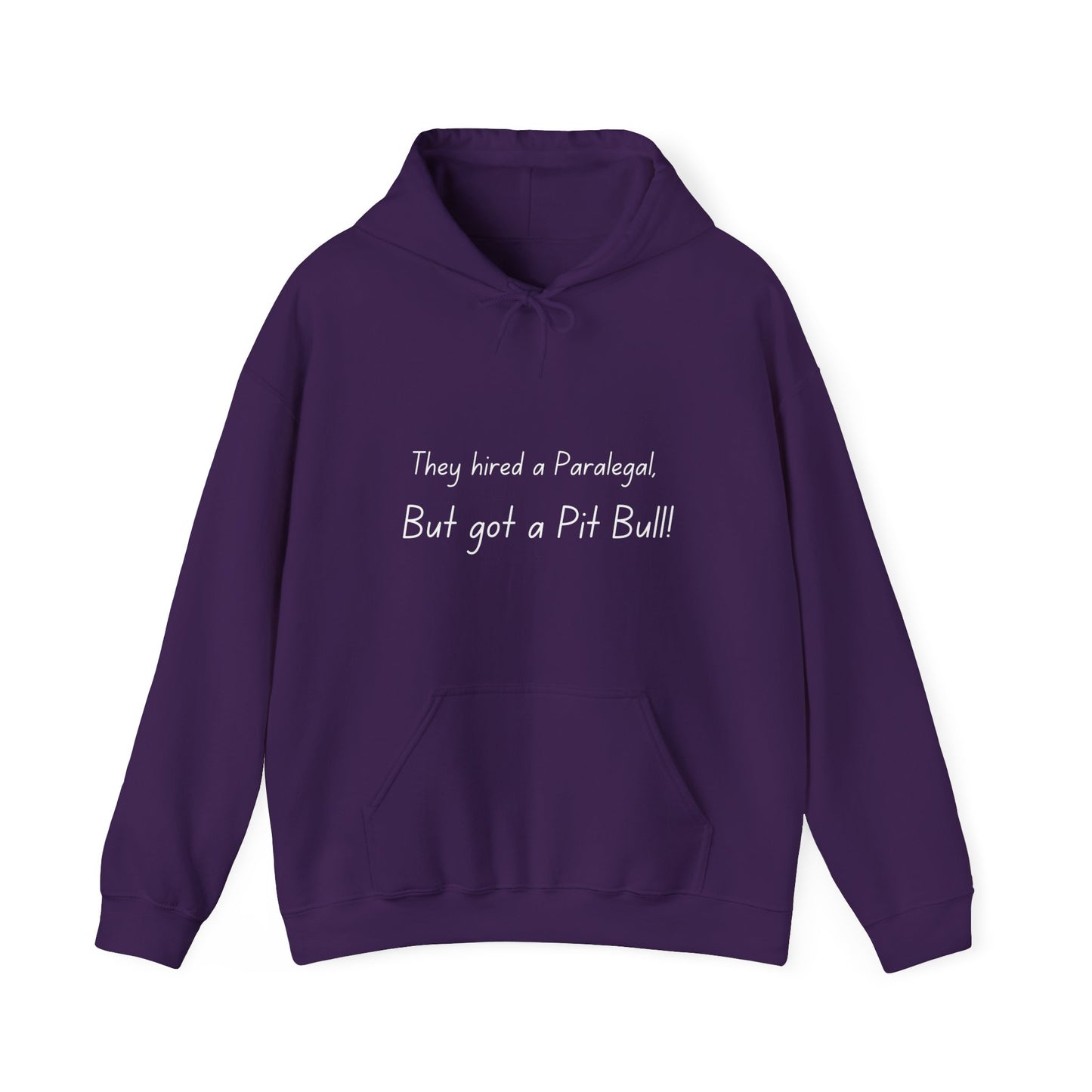 They hired a paralegal, but got a pitbull! Unisex Heavy Blend™ Hooded Sweatshirt