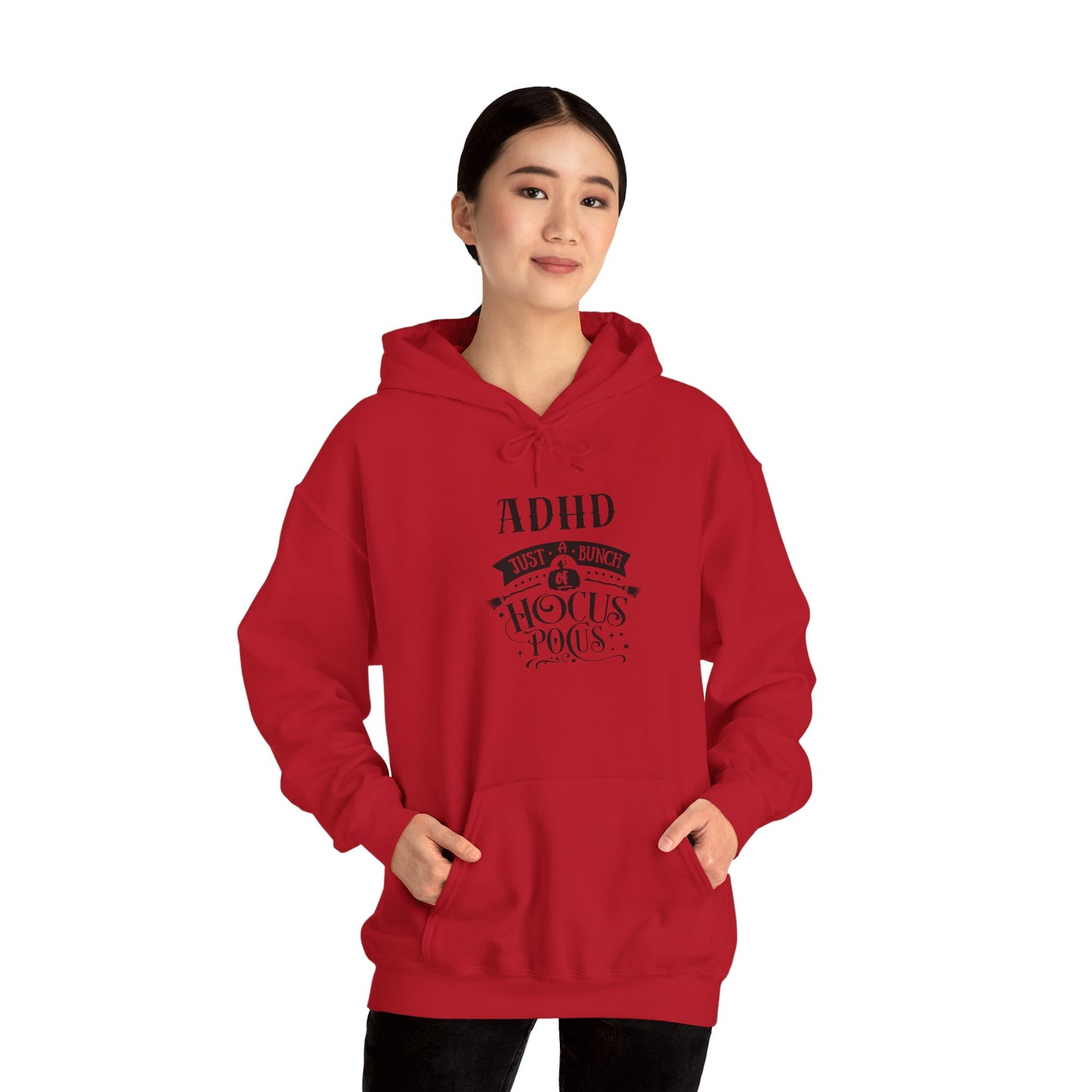 ADHD Just A Bunch of Hocus Pocus Unisex Heavy Blend™ Hooded Sweatshirt