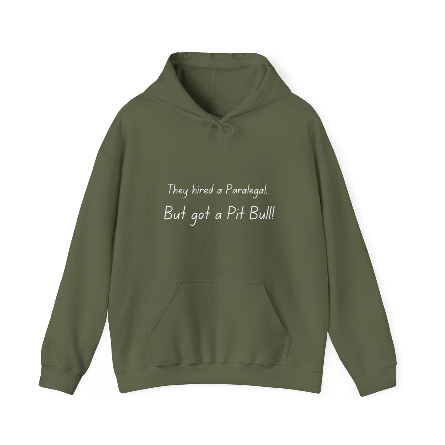 They hired a paralegal, but got a pitbull! Unisex Heavy Blend™ Hooded Sweatshirt