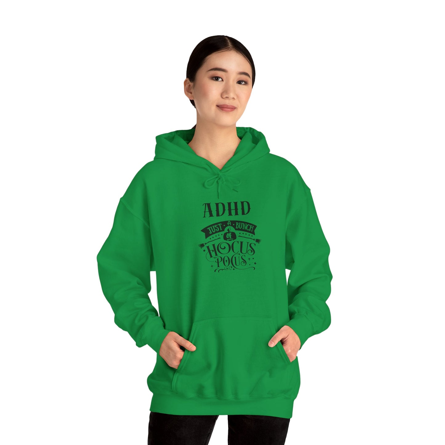 ADHD Just A Bunch of Hocus Pocus Unisex Heavy Blend™ Hooded Sweatshirt