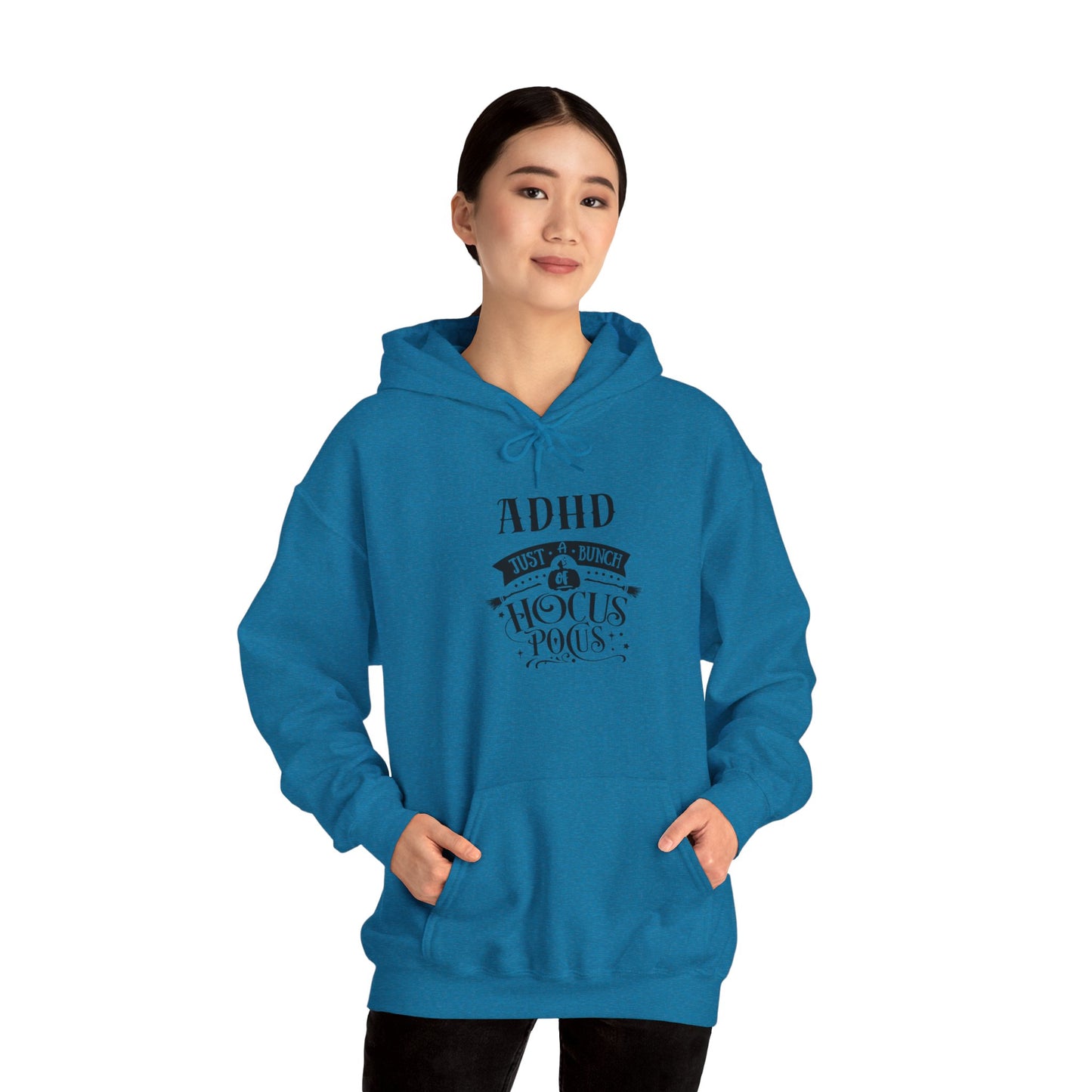 ADHD Just A Bunch of Hocus Pocus Unisex Heavy Blend™ Hooded Sweatshirt