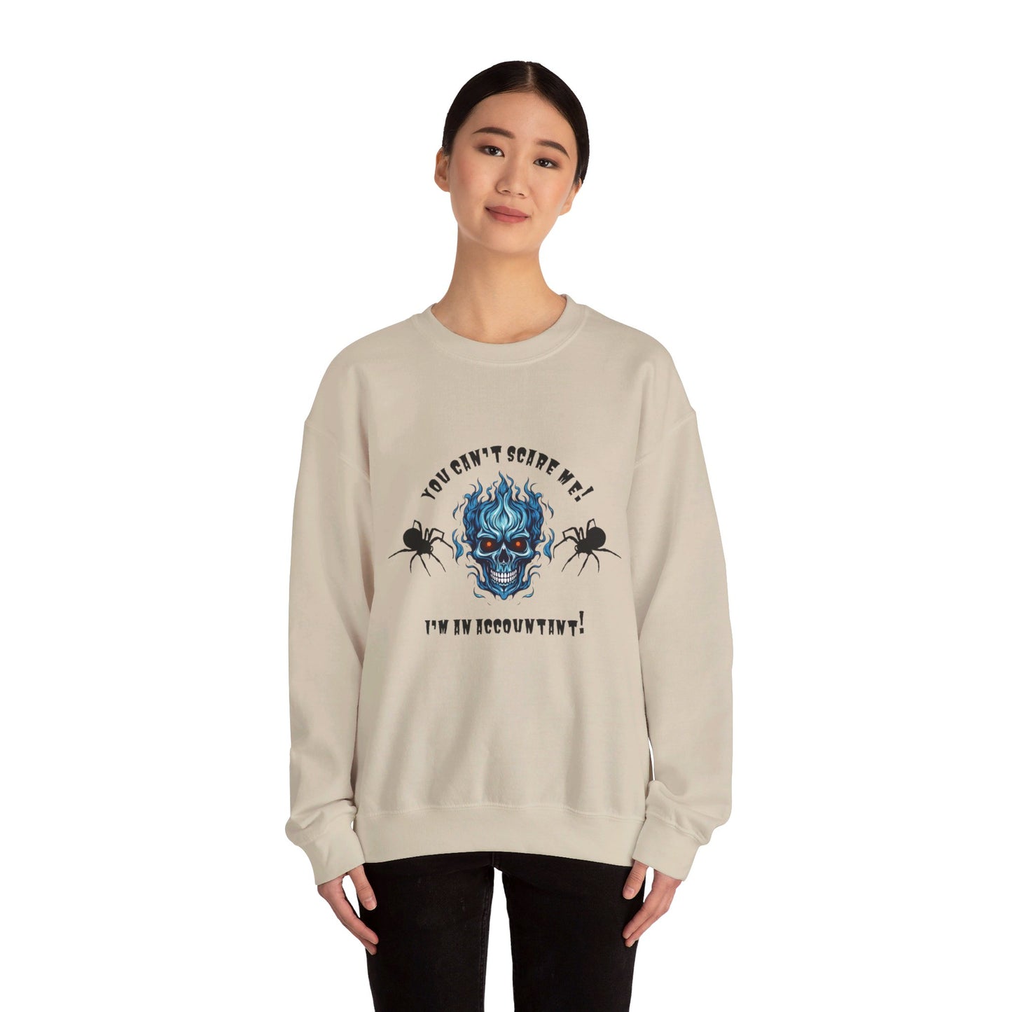You Can't Scare Me! I'm an Accountant -Unisex Heavy Blend™ Crewneck Sweatshirt