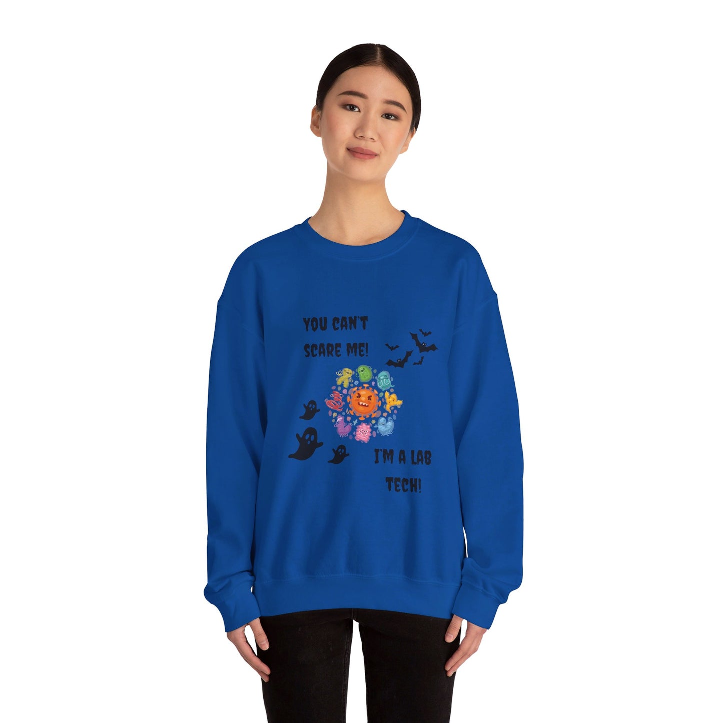 You Can't Scare Me! I'm a Lab Tech -Unisex Heavy Blend™ Crewneck Sweatshirt