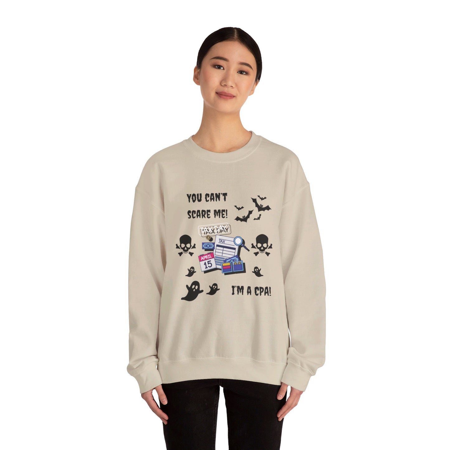You Can't Scare Me! I'm a CPA -Unisex Heavy Blend™ Crewneck Sweatshirt