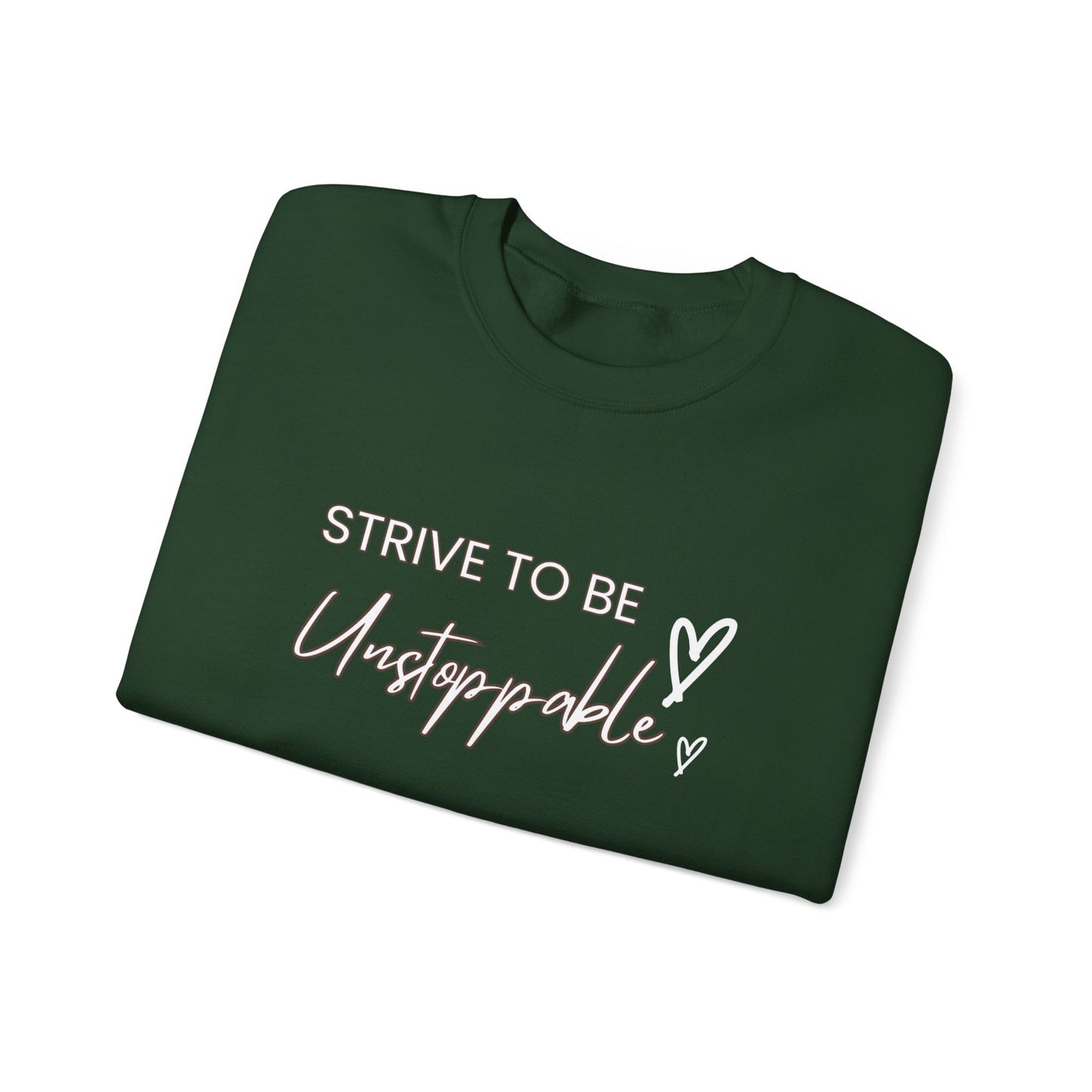 Strive to be Unstoppable -Unisex Heavy Blend™ Crewneck Sweatshirt