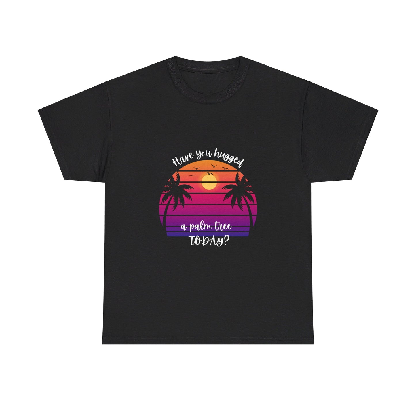 Palm Tree Love- Unisex Heavy Cotton Tee