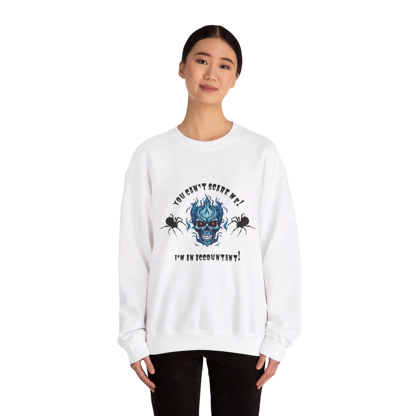 You Can't Scare Me! I'm an Accountant -Unisex Heavy Blend™ Crewneck Sweatshirt