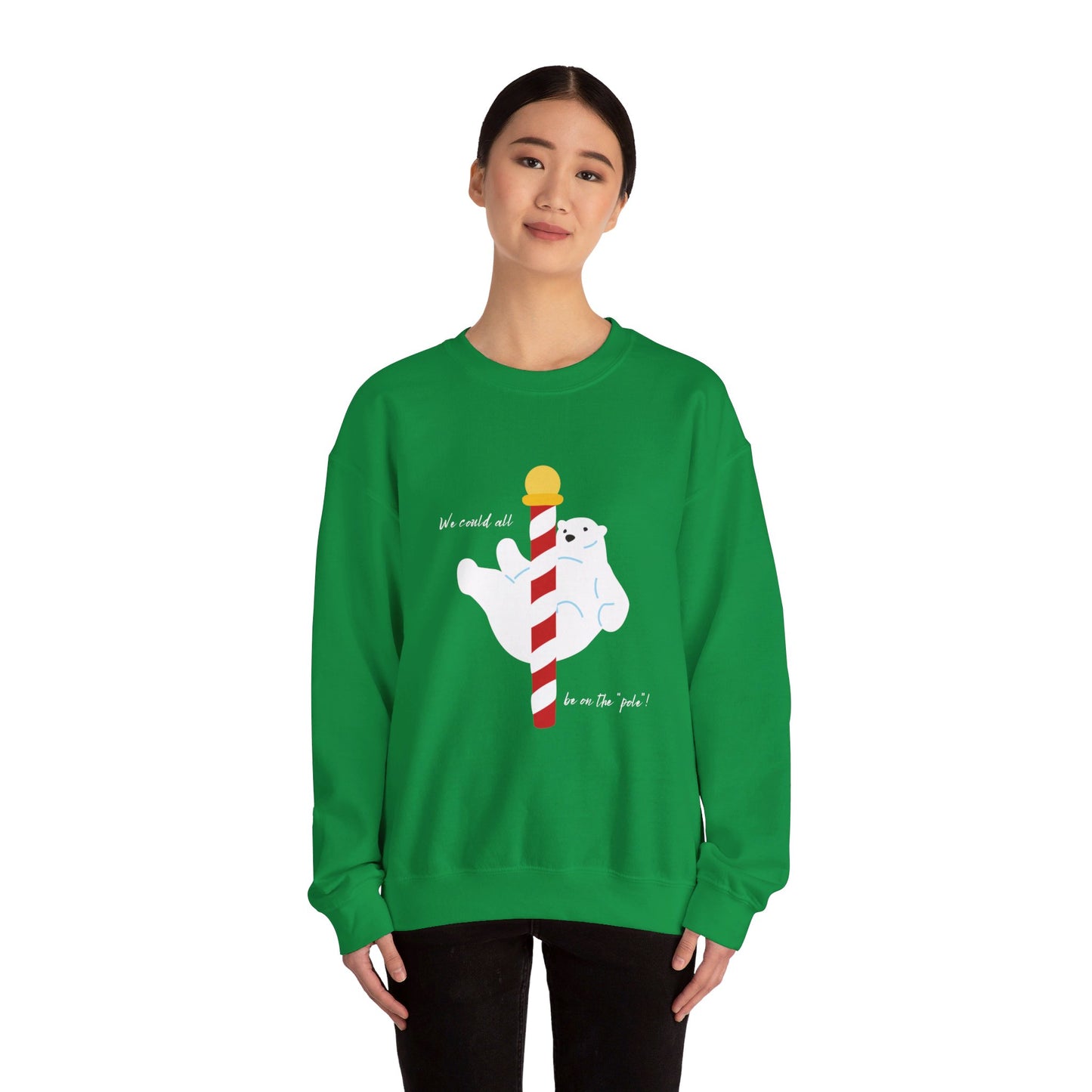 ADULTS ONLY! We Could all be on the Pole! -Unisex Heavy Blend™ Crewneck Sweatshirt
