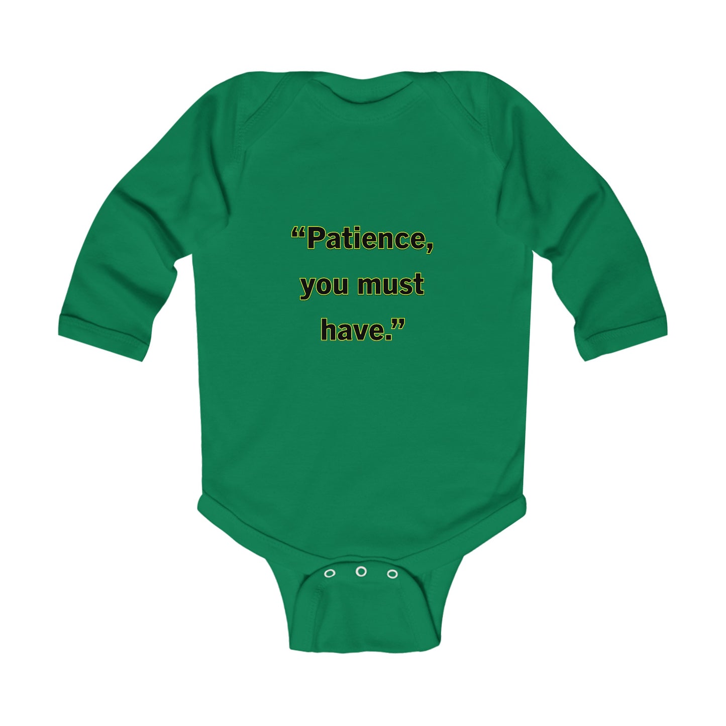 Patience- Infant Long Sleeve Bodysuit