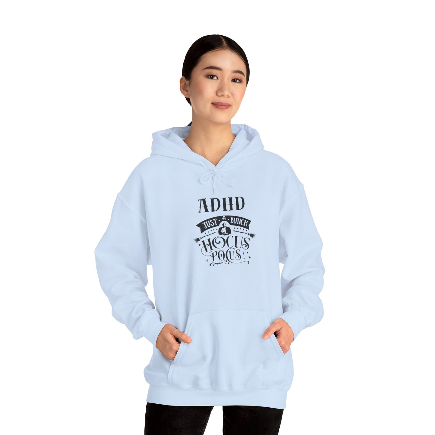 ADHD Just A Bunch of Hocus Pocus Unisex Heavy Blend™ Hooded Sweatshirt