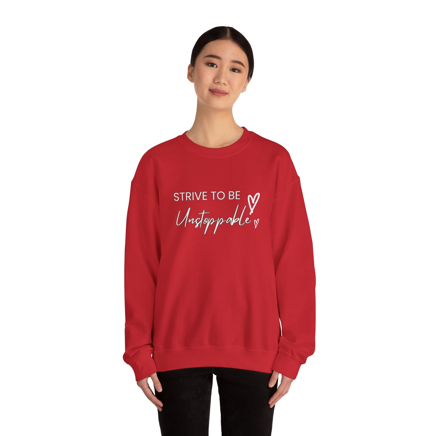 Strive to be Unstoppable -Unisex Heavy Blend™ Crewneck Sweatshirt