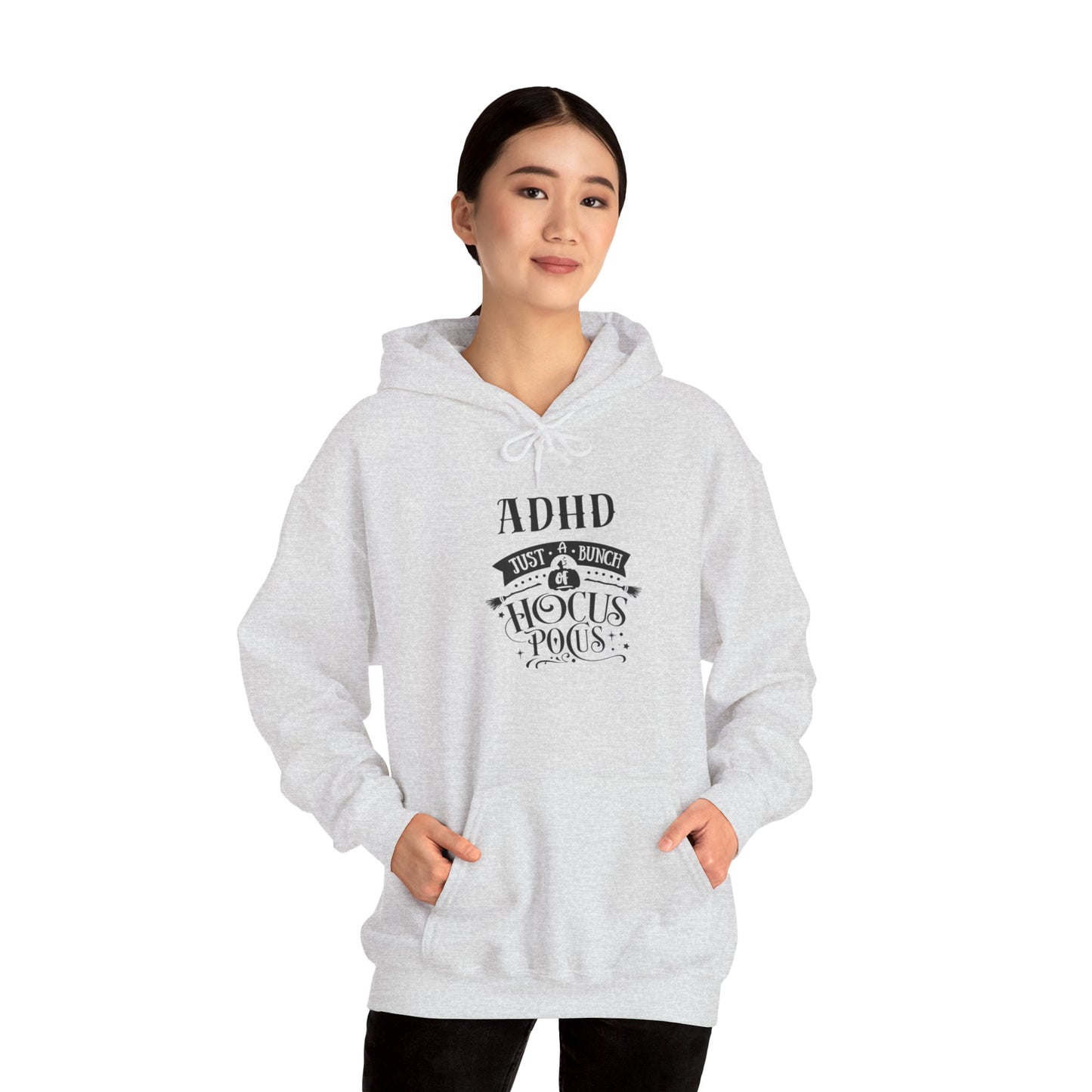 ADHD Just A Bunch of Hocus Pocus Unisex Heavy Blend™ Hooded Sweatshirt