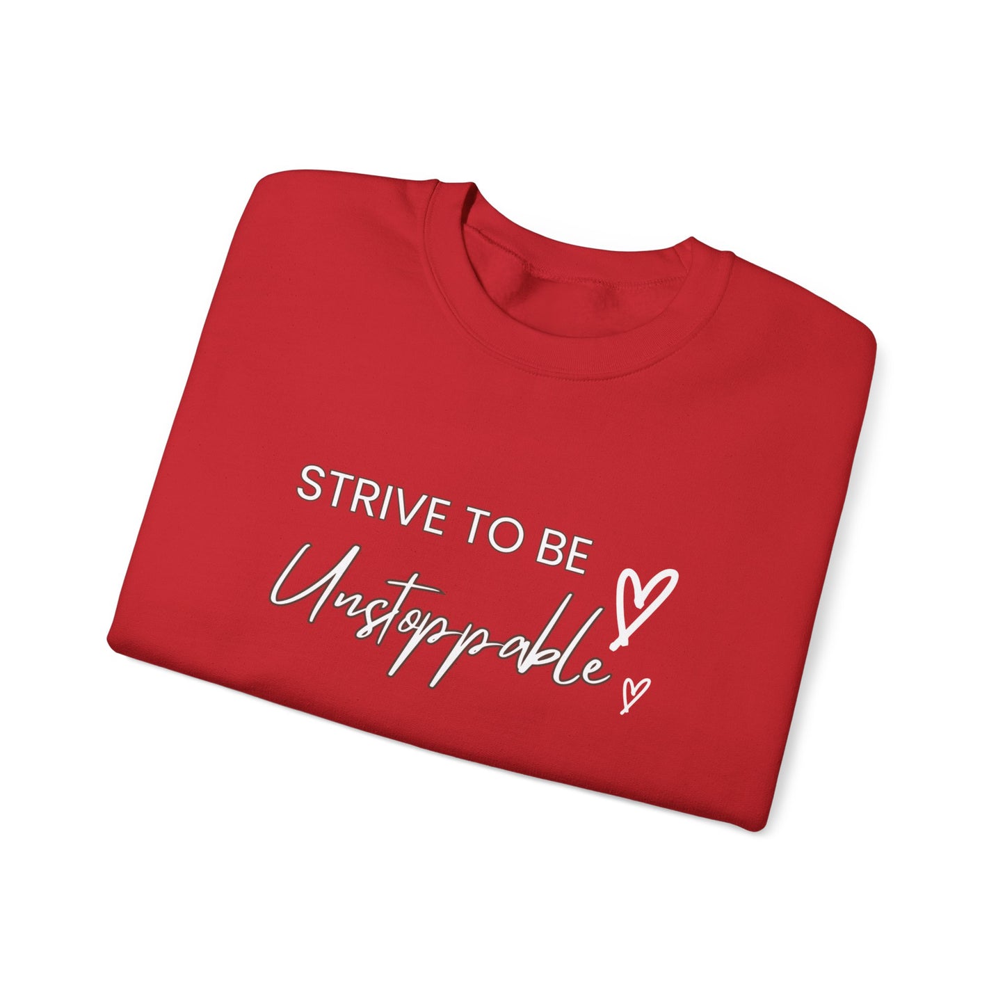 Strive to be Unstoppable -Unisex Heavy Blend™ Crewneck Sweatshirt