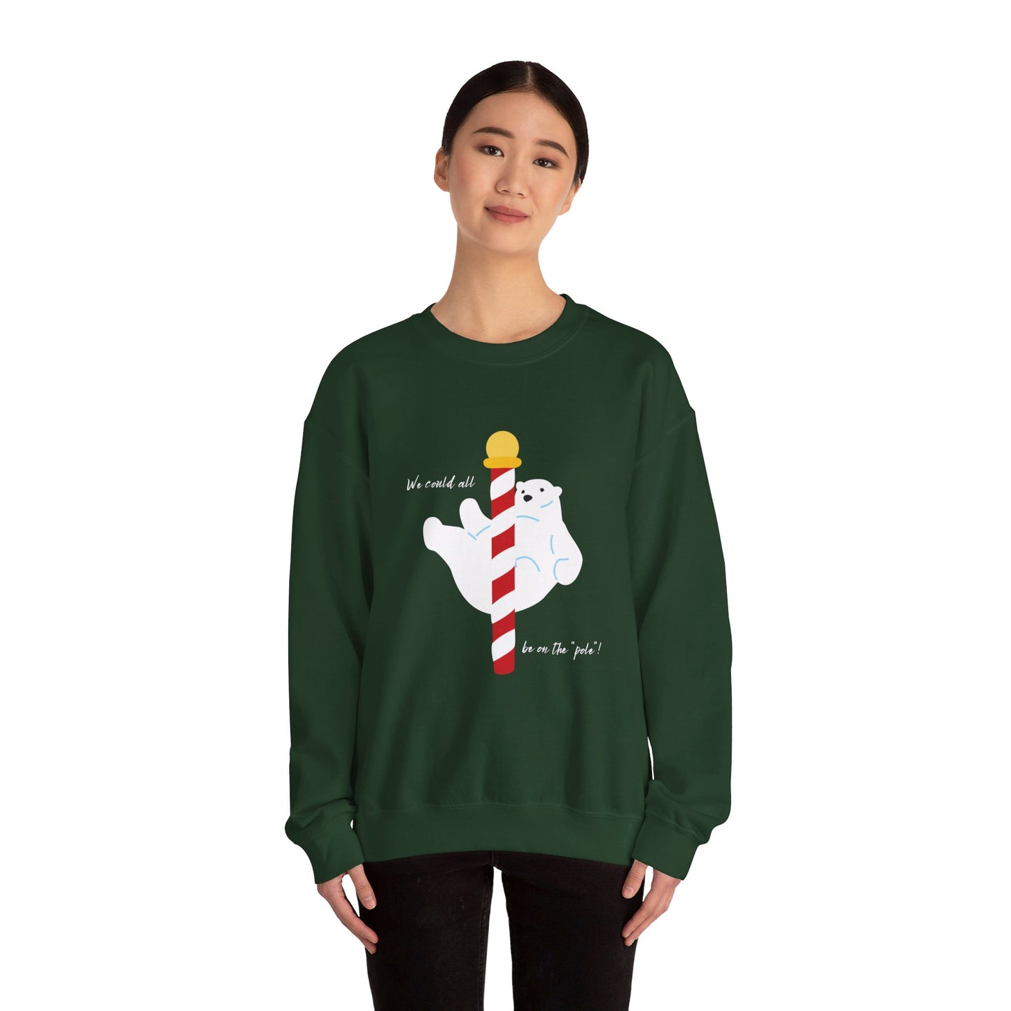 ADULTS ONLY! We Could all be on the Pole! -Unisex Heavy Blend™ Crewneck Sweatshirt