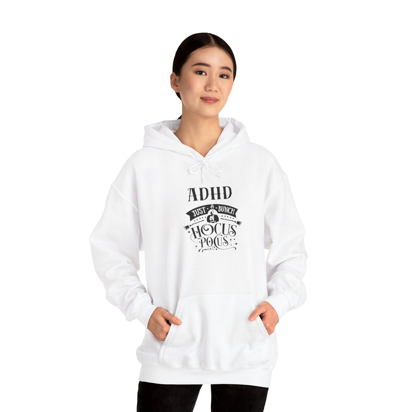 ADHD Just A Bunch of Hocus Pocus Unisex Heavy Blend™ Hooded Sweatshirt