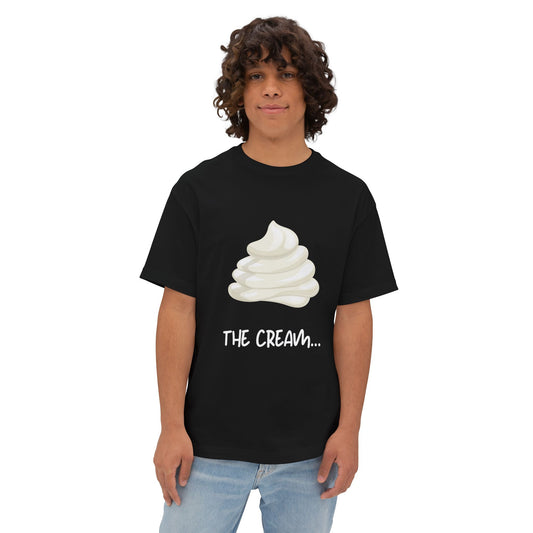 Couples themed shirts "The Cream..." Unisex Oversized Boxy Tee