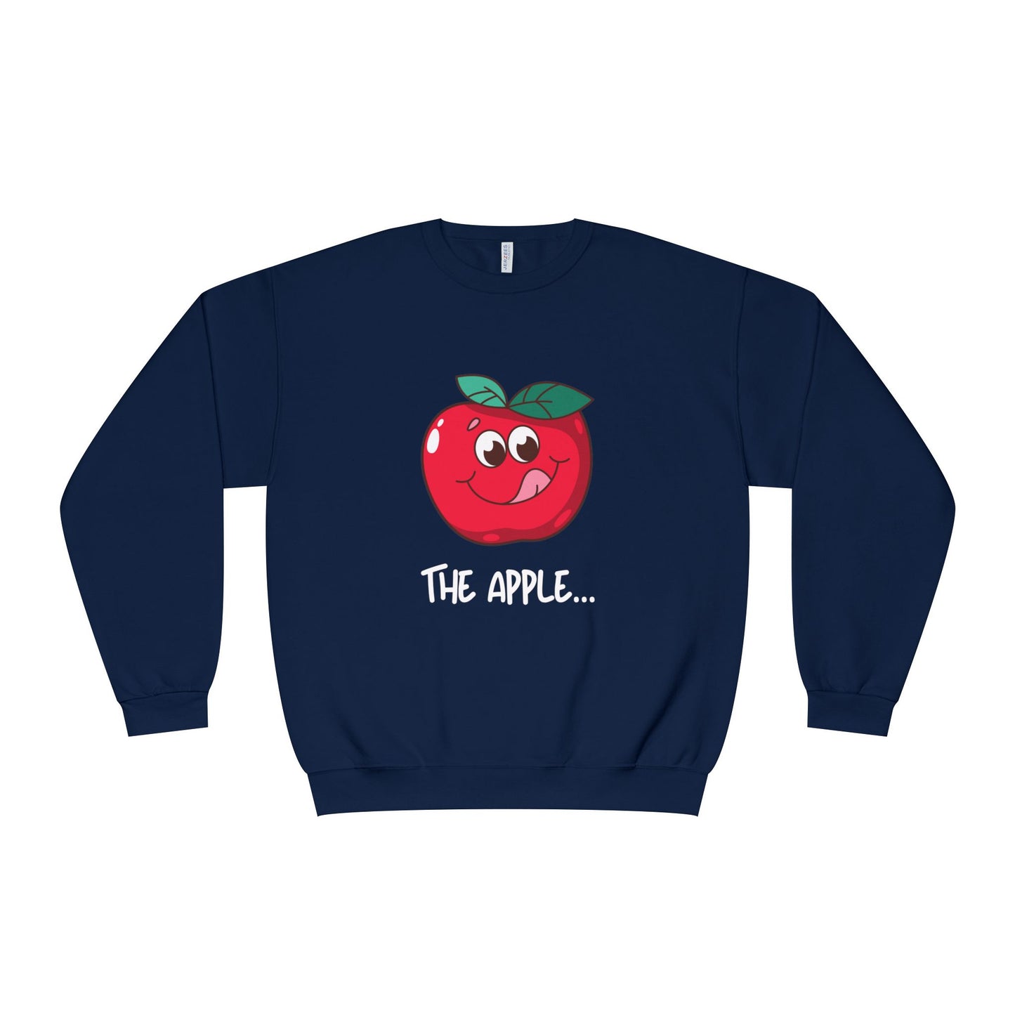 Couples Themed Sweaters "the apple..." SO COMFORTABLE! Unisex NuBlend® Crewneck Sweatshirt