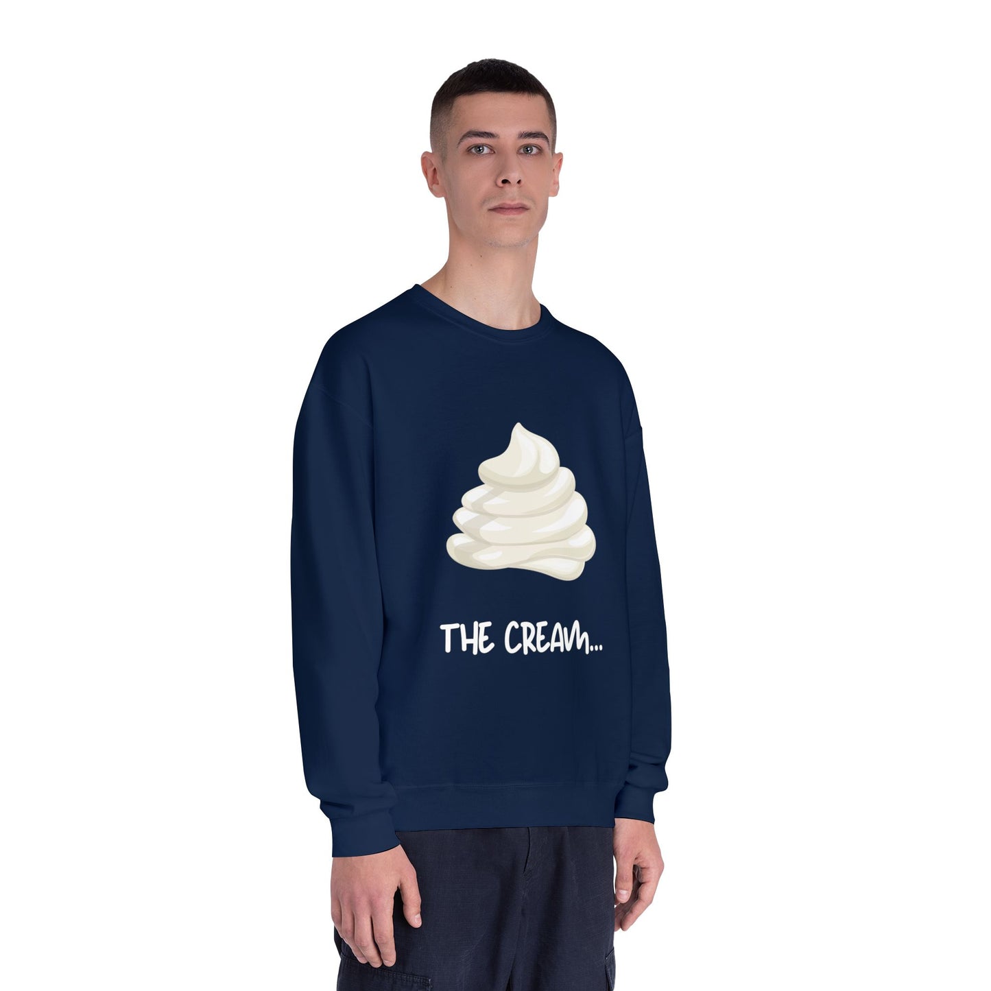 Couples Themed Sweaters "The cream..." SO COMFORTABLE! Unisex NuBlend® Crewneck Sweatshirt