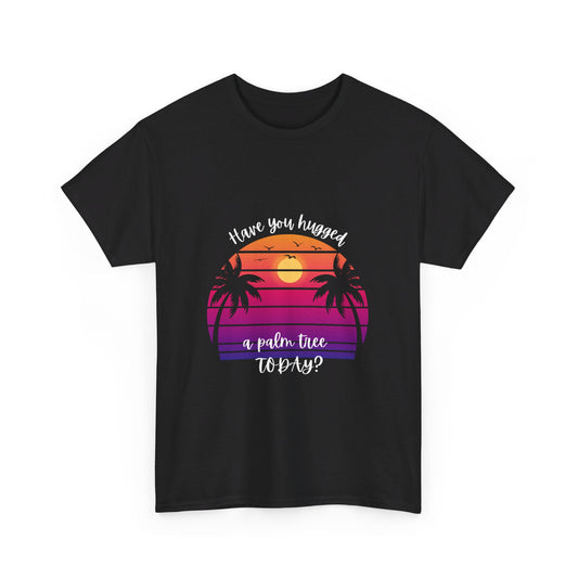 Palm Tree Love- Unisex Heavy Cotton Tee