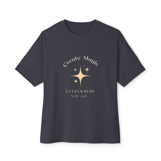 Create Magic Unisex Oversized Boxy Tee