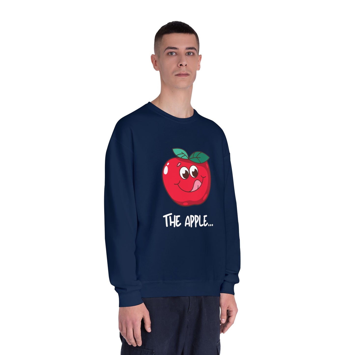 Couples Themed Sweaters "the apple..." SO COMFORTABLE! Unisex NuBlend® Crewneck Sweatshirt